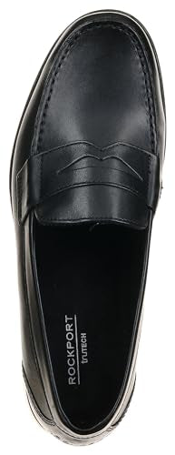 Rockport Men's Classic Loafer Penny, Black II, 9.5 Medium