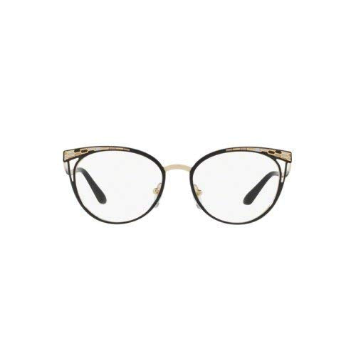 Bvlgari BV2186 Women's Eyeglasses Black/Pale Gold 53