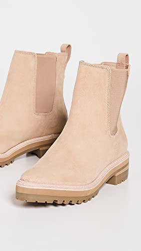 KAANAS Women's Montenegro Suede Chelsea Booties, Nutmeg, Tan, 10 Medium US