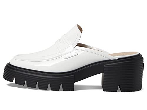 Stuart Weitzman Soho Mule White 7 B