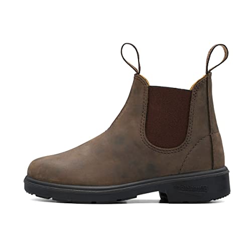 Blundstone 565 Pull-On Chelsea Boot (Infant/Toddler/Little Kid/Big Kid), Rustic Brown, 2 AU(3-3.5 M US Big Kid)