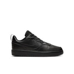 Nike Court Borough Low 2 (Big Kid) Black/Black/Black