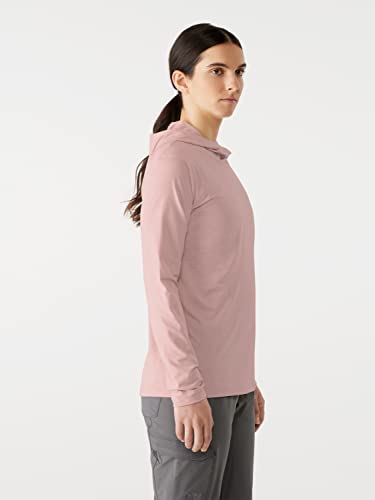 Arc'teryx Taema Hoody Women's | Light Breathable Performance Sun Hoody | Desert Salt Heather, Medium