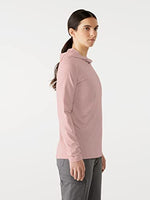 Arc'teryx Taema Hoody Women's | Light Breathable Performance Sun Hoody | Desert Salt Heather, Medium