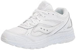 Saucony Cohesion 14 LACE to Toe Running Shoe, White, 4.5 US Unisex Big Kid