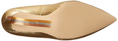 Sam Edelman Hazel - Sandals for Women - Synthetic Insole - Leather Outsole - Low-cut Vamp - High Stiletto Heel Gold 7 W