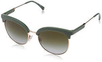 GIORGIO ARMANI AR8007-559431 Sunglasses Striped Brown w/Green Lens 46mm