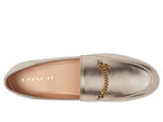 Coach Hanna Metallic Loafer Champagne 8.5 B (M)