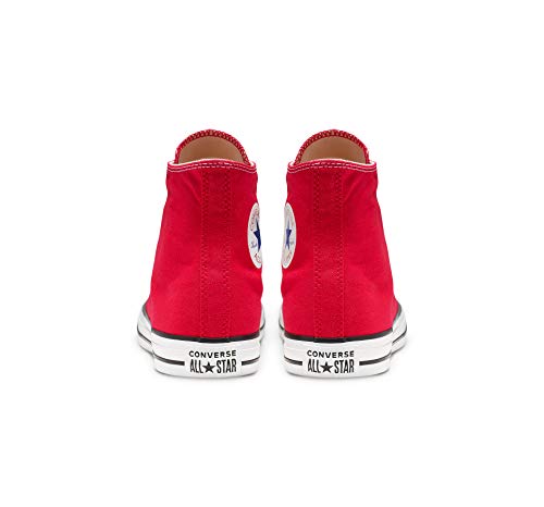 Chuck Taylor All Star Canvas High Top, Red, 3.5