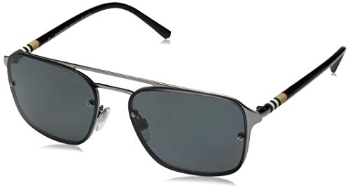 Burberry 0BE3095 Gunmetal/Dark Grey Polarized One Size