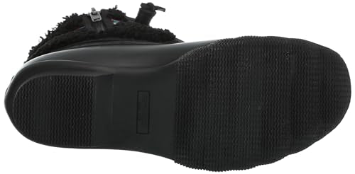 Sperry Women's Saltwater Sherpa Rain Boot, Rainbow Black, 11