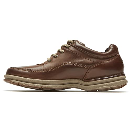 Rockport Men's World Tour Classic Walking Shoe, Brown Leather, 13 Wide