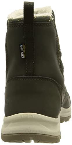 KEEN Women's Terradora 2 Wintry Pull On Insulated Waterproof Snow Boot, Rosin/Dark Olive, 11