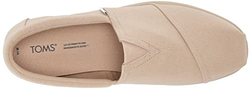 TOMS Men's ALP FWD Loafer Flat, Oatmeal Recycled Cotton Canvas, 8
