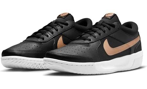 Nike Womens Zoom Court LITE 3 Adult DV3279-001 (Black/MTLC RED Bronze-), Size 10.5