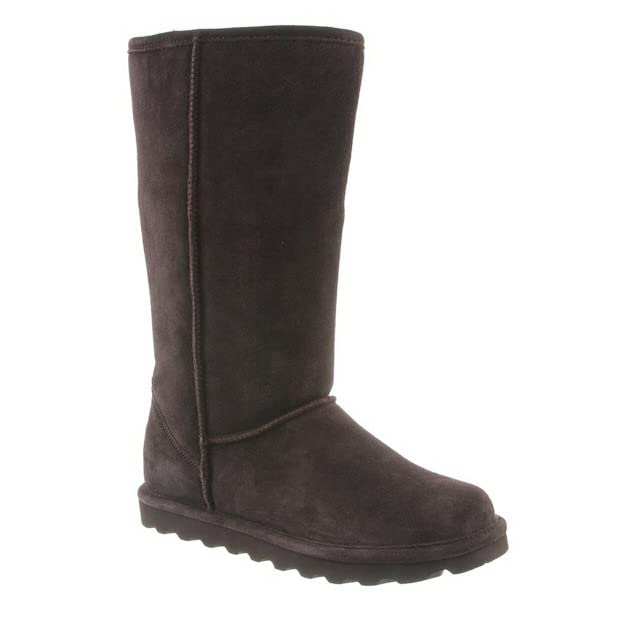 BEARPAW Women's Elle Tall Fashion Boot, Chocolate Ii, 9.5 M US