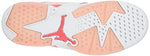 Jordan Girl's 6 Retro Low (Little Kid) White/Atmosphere/Infrared 23/Black 11 Little Kid M