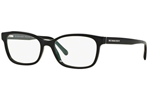 Burberry BE2201 - 3001 Eyeglasses BLACK W/ DEMO LENS 52mm