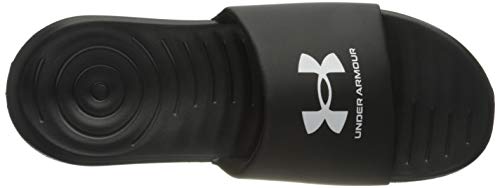 Under Armour Men's Ansa Fix Slide Sandal, Black (004)/Black, 12