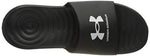 Under Armour Men's Ansa Fix Slide Sandal, Black (004)/Black, 12