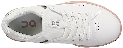 On Running Women's Low Sneaker Hiking Shoes, White Woodrose, 7.5