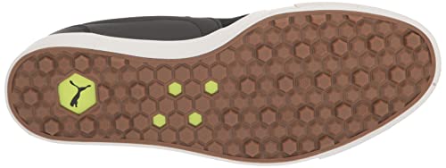 Puma Golf Women's Tustin Fusion Slip-ON Golf Shoe, Puma Black-Puma White, 8.5