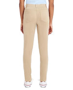 Nautica Juniors Uniform Stretch Jegging Pant, khaki, 1