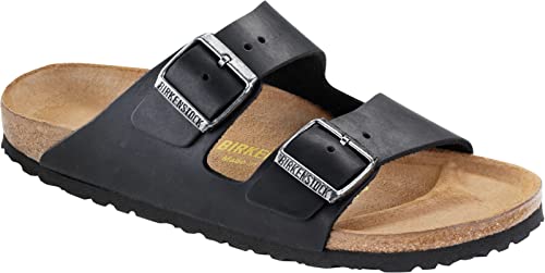 Birkenstock Women's Arizona Birko-Flo Black Sandals - 7-7.5 2A(N) US Women