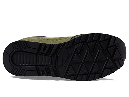 Saucony Boy's Originals Shadow 6000 (Little Kid/Big Kid) Olive/Navy/Orange 4 Big Kid M