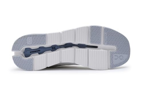 On Women's Cloudrift Sneakers, Ivory | Heather, White, Blue, 11 Medium US