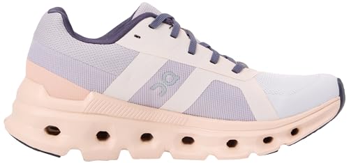 On Women's Cloudrunner Sneakers, Frost | Fade, Pink, 7.5 Medium US