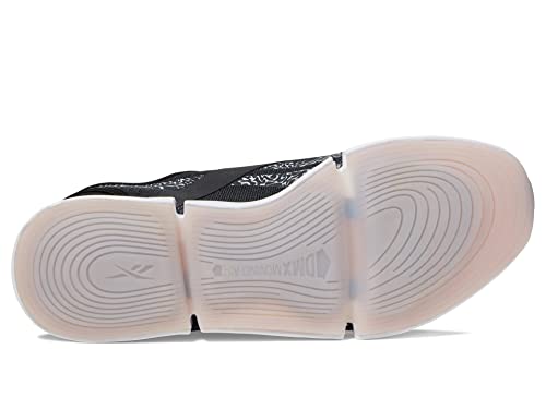 Reebok Women's Dailyfit DMX 2.5 Walking Shoe, Black/Infused Lilac/White, 7.5