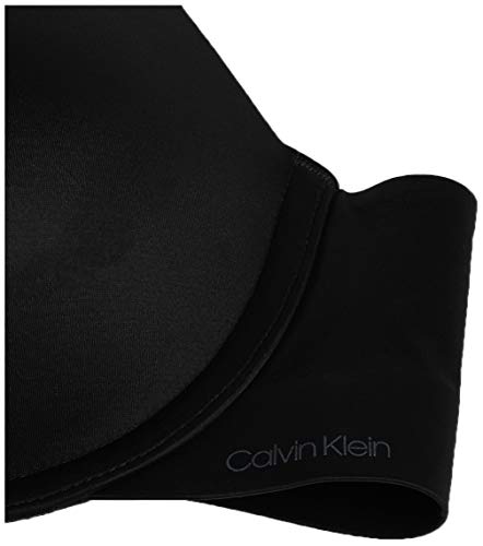 Calvin Klein underwear Liquid Touch Push-Up Plunge Bra Black 34DD