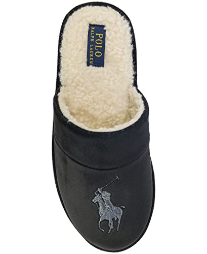 POLO RALPH LAUREN Klarence Scuff Slipper Black 9 M