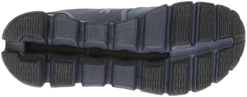 On Men's Cloud 5 Waterproof Sneakers, Metal/Navy, Blue, 7 Medium US