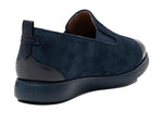 Cole Haan Women's Grand Ambition Slip-On Loafer Driving Style, Navy Blazer Suede, 9.5
