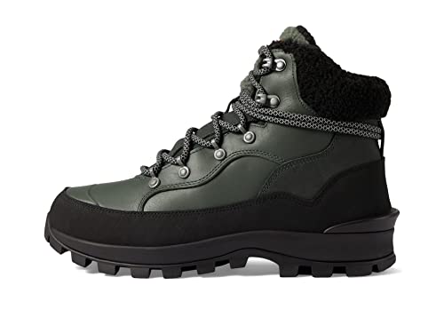 Hunter Explorer Leather Boot Olive/Black 7 M