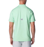 Columbia Men's Low Drag Offshore Polo, Ocean Mint, Medium