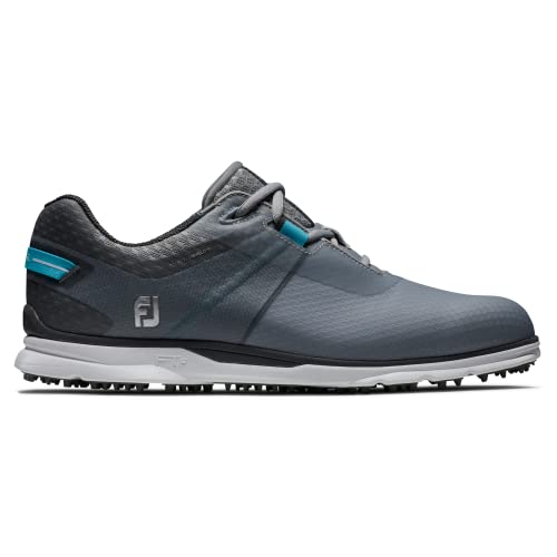 FootJoy Men's Pro|sl Sport Golf Shoe, Dark Grey/Reef Blue, 14