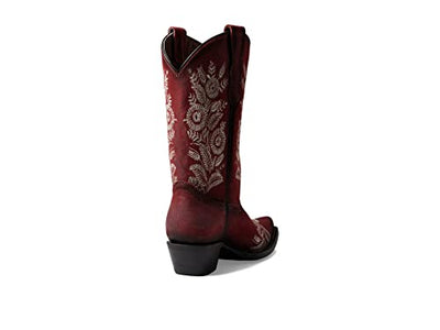 Corral Boots J8008 (Little Kid/Big Kid) Red 3 Little Kid M