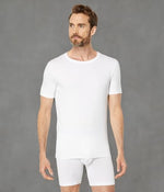 SPANX for Men Cotton Modal Crew - T-Shirt for Men - Crew Neckline - Straight Hem - Breathable Fabric Bright White New 2XL One Size