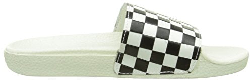 Vans Women's Mules, White Checker Board White Black, 42.5 EU
