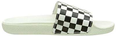 Vans Women's Mules, White Checker Board White Black, 42.5 EU