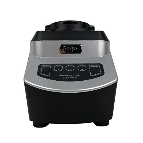 Original Nutri Ninja Auto-IQ Power Base Blender NJ600 1000 Watt 6 Fin Gear For 18oz 24oz 32oz BPA Free Tritan Cups And 72oz Pitcher Home Kitchen Appliance (Renewed)