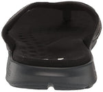 Under Armour Women's Ignite Marbella Flip Flop, (001) Black/Black/White, 12, US