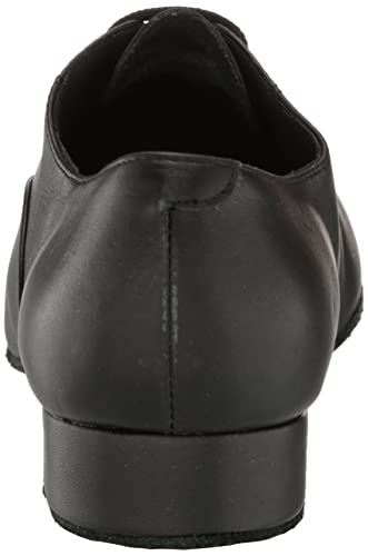 Very Fine Men's Wide Adrian Leather Ballroom Salsa Tango Waltz Latin Smooth Swing Dance Shoe Black US 6.5 Wide