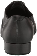 Very Fine Men's Wide Adrian Leather Ballroom Salsa Tango Waltz Latin Smooth Swing Dance Shoe Black US 6.5 Wide