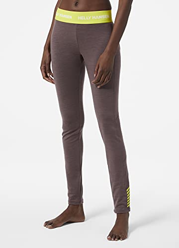 Helly-Hansen Womens LIFA Merino Lightweight Base Layer Pant, 656 Sparrow Grey, Medium