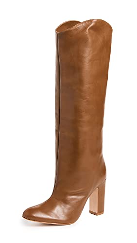SCHUTZ Women's Gabrielle Up Boots, Bear, Brown, 5 Medium US