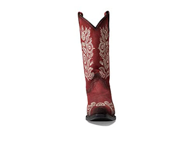 Corral Boots J8008 (Little Kid/Big Kid) Red 4.5 Big Kid M